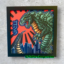 Load image into Gallery viewer, Attack On Tokyo Monster Meme - 8x8 inches Framed Album Cover Styled Art print!