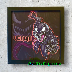 Symbiotic - 8x8 inches Framed Album Cover Styled Art print!