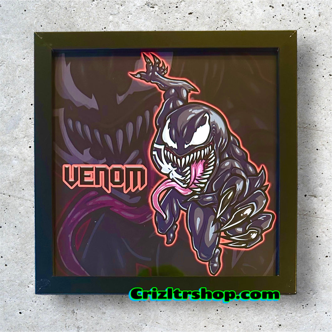 Symbiotic - 8x8 inches Framed Album Cover Styled Art print!