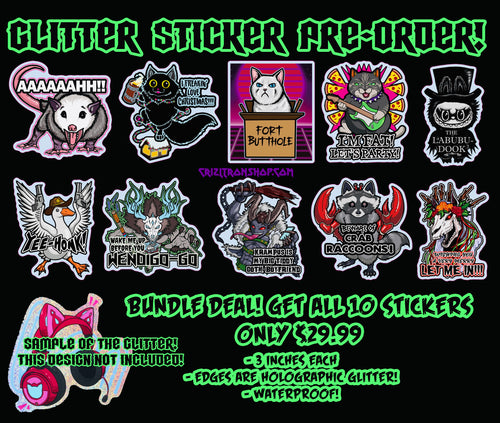 Pre-order! Glitter Sticker Bundle! Ships 12/1