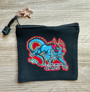 It’s a lovely day for CHAOS! Underwater Panther Great Lynx wallet zipper pouch dice bag with star clasp!