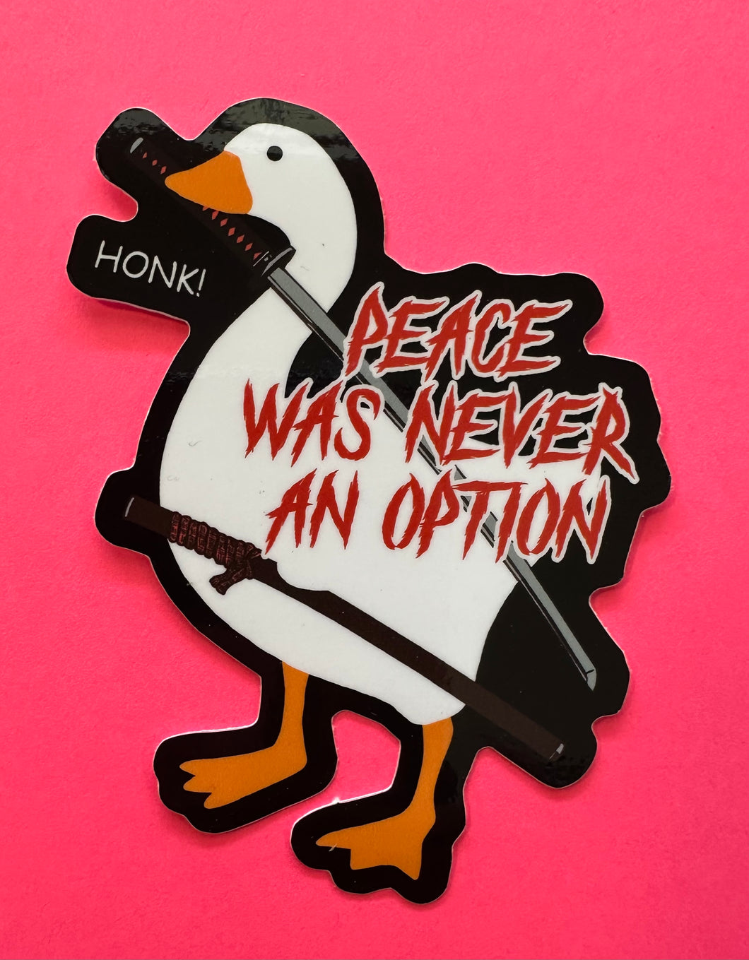 Kitana Goose Meme Sticker! - Waterproof Vinyl Big 4 inches!