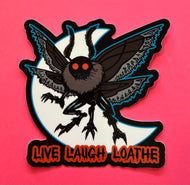 Mothman Meme Sticker! - Waterproof Vinyl Big 4 inches!