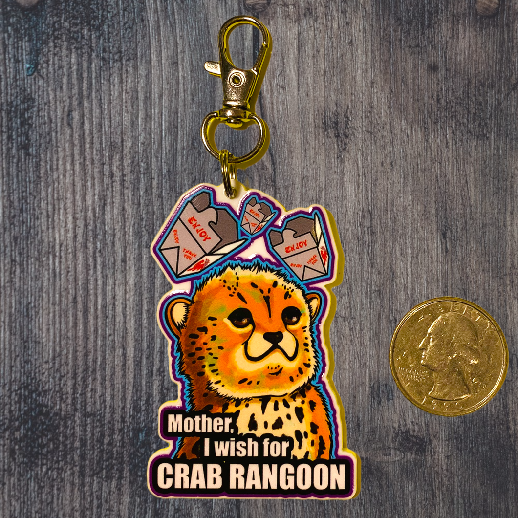Crab Rangoon Keychain